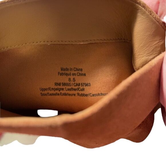 NWOT Something Navy Brown Milo Suede Ankle Sock Boots size 8.5 - Picture 6 of 12